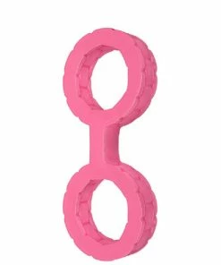 Doc Johnson Platinum Silicone- The Cuffs - Small - Black Bondage & Fetish