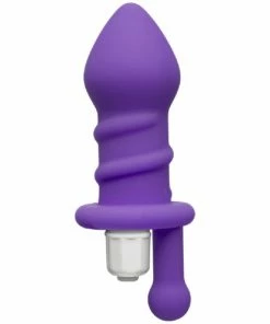 Doc Johnson Anal Vibrators Mood Juicy Swirled Vibrating Plug
