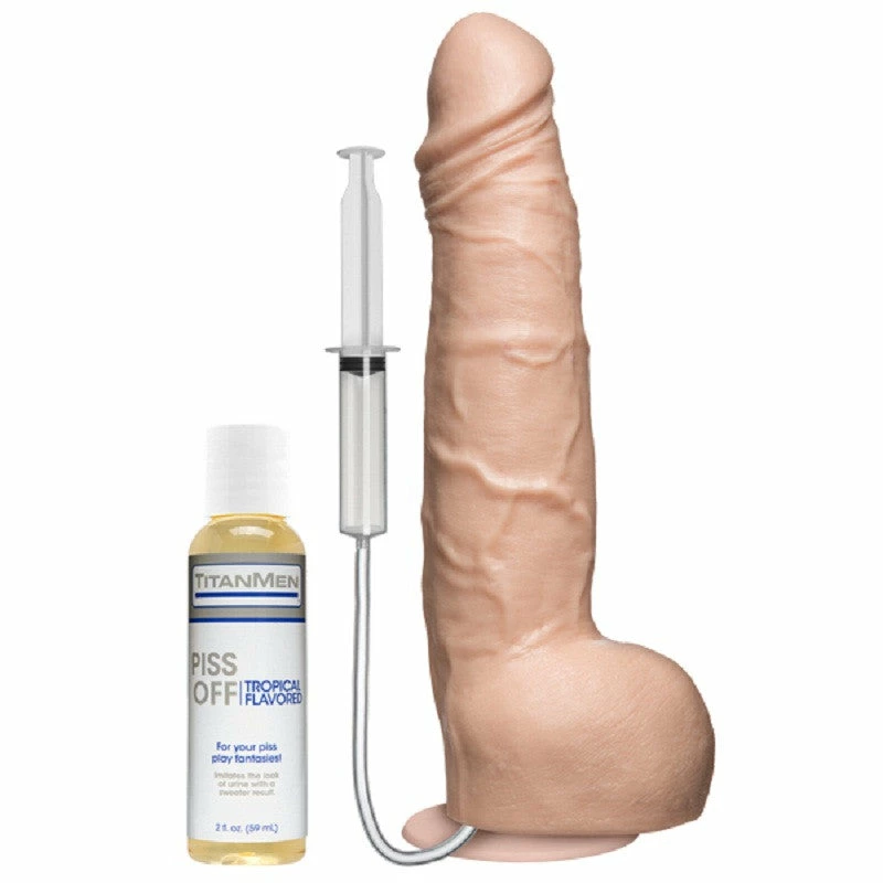 Doc Johnson TitanMen Piss Off Dildo With Removable Vac-U-Lock Suction Cup Dildos 1 Doc Johnson TitanMen Piss Off Dildo With Removable Vac-U-Lock Suction Cup Dildos