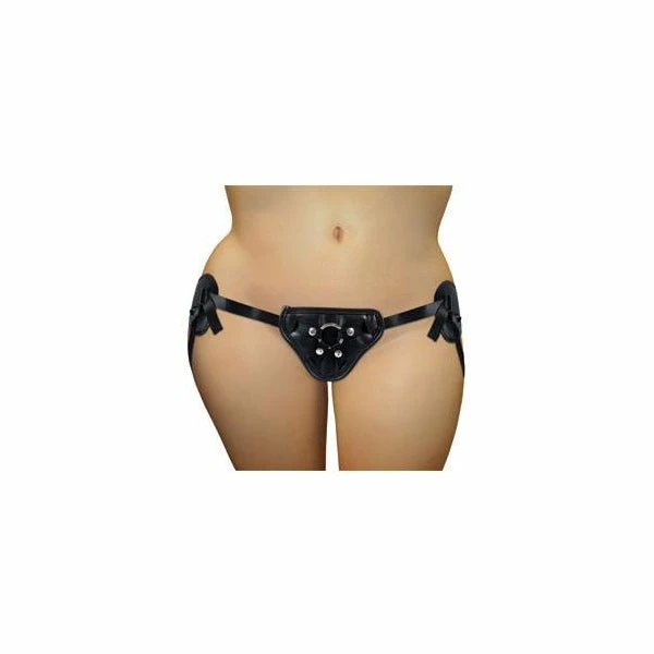 Sportsheets Plus Size Black PVC Corset Strap-On 2 Sportsheets Plus Size Black PVC Corset Strap-On