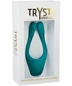 Doc Johnson TRYST V2 Rechargeable Multi-Erogenous Zone Massager With Remote Vibrators