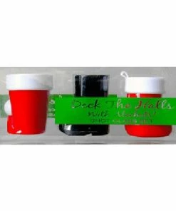 Kheper Games Deck The Halls Shot Glass Set Novelties & Games