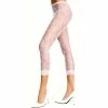 Music Legs Floral Lace Trip Leggings - White - O/S