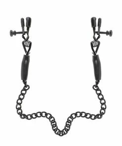 Pipedream Products Fetish Fantasy Series Adjustable Nipple Chain Clamps Bondage & Fetish