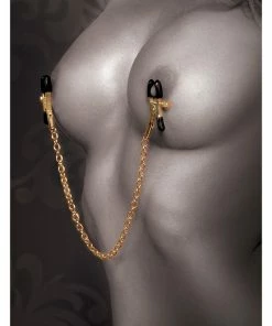 Pipedream Products Fetish Fantasy Gold Chain Nipple Clamps