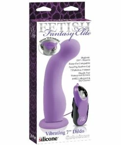 Pipedream Products Vibrators Fetish Fantasy Elite 7" Vibrating Silicone Dildo