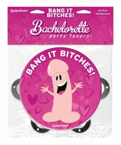Pipedream Products Bachelorette Party Favors Pecker Tambourine Bang It Bitches