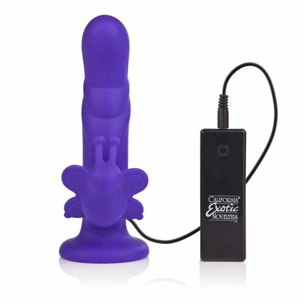 CalExotics Vibrators 10-Function Silicone Love Rider Butterfly Lovers Vibe 1 CalExotics Vibrators 10-Function Silicone Love Rider Butterfly Lovers Vibe