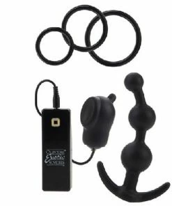 CalExotics Anal Vibrators Gyration Sensations 10 Function Gyrating Pleasure Kit