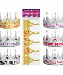 Kheper Games Bride-To-Be's Party Crowns Bachelorette Party