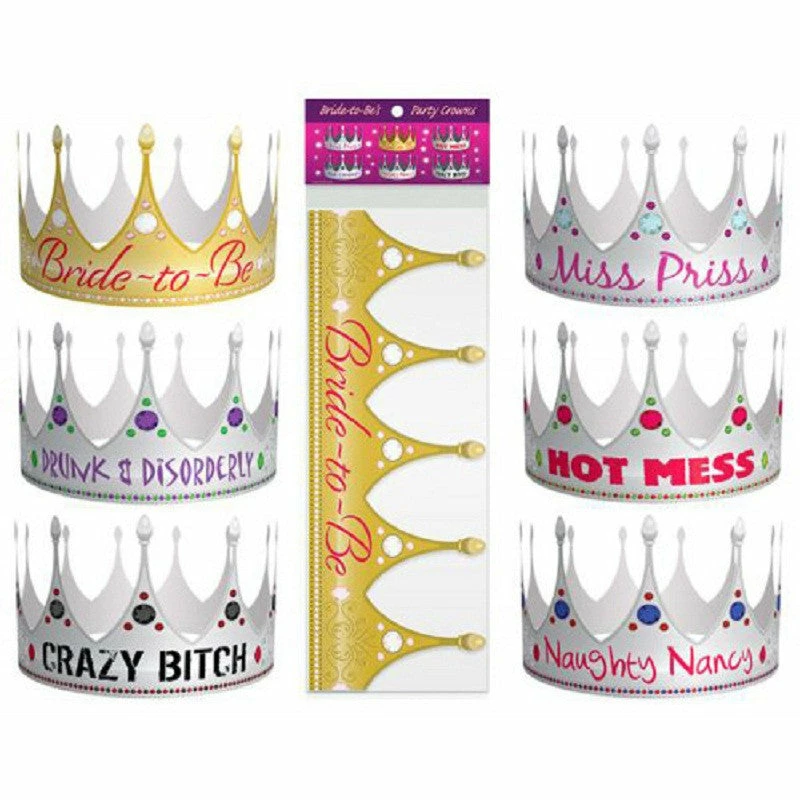 Kheper Games Bride-To-Be's Party Crowns Bachelorette Party 1 Kheper Games Bride-To-Be's Party Crowns Bachelorette Party