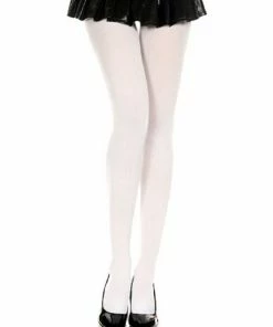 Music Legs Lingerie Opaque Stripes Tights - Ivory - O/S