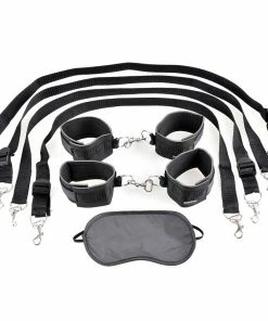 Pipedream Products Fetish Fantasy Series Cuff & Tether Set Bondage & Fetish