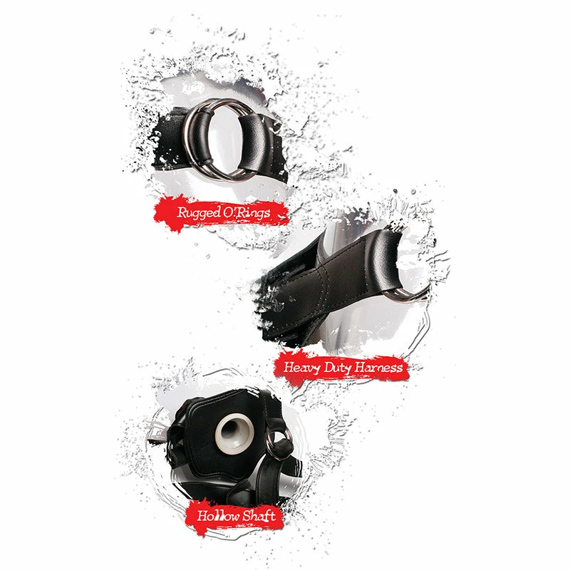 Pipedream Products Fetish Fantasy Extreme Extreme Hollow Strap-On 2 Pipedream Products Fetish Fantasy Extreme Extreme Hollow Strap-On