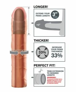 Pipedream Products Fantasy X-tensions Perfect 3" Extension