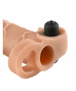 Pipedream Products Penis Pumps & Sleeves Fantasy X-tensions Vibrating Real Feel 1" Extension
