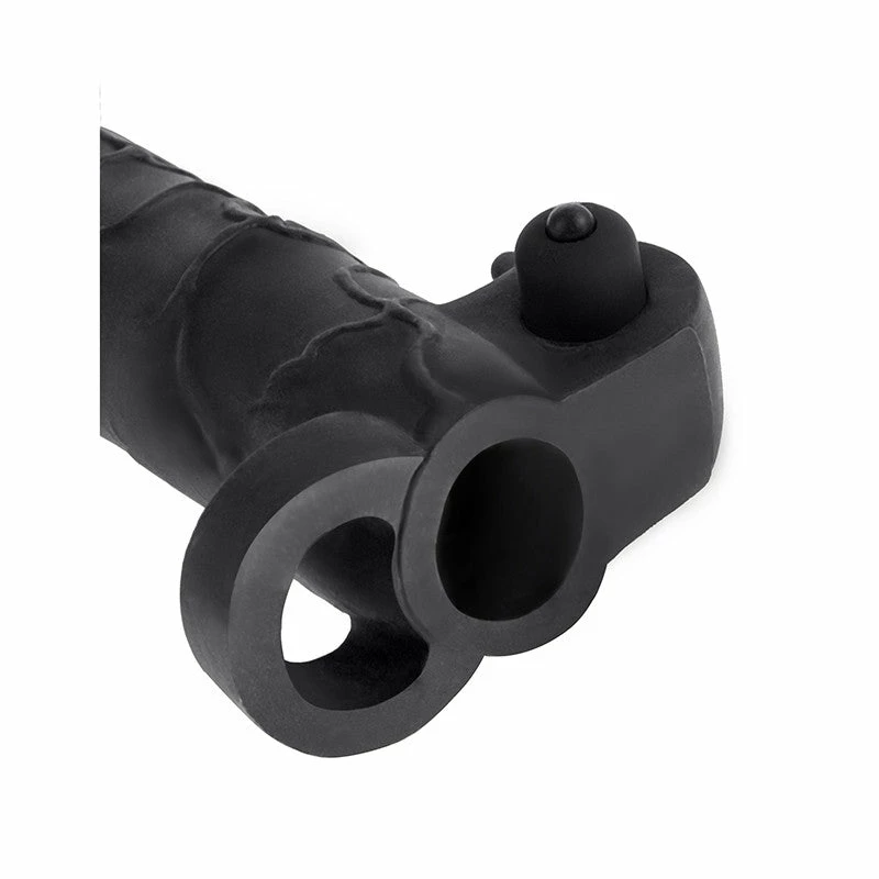 Pipedream Products Penis Pumps & Sleeves Fantasy X-tensions Vibrating Real Feel 2" Extension 3 Pipedream Products Penis Pumps & Sleeves Fantasy X-tensions Vibrating Real Feel 2" Extension