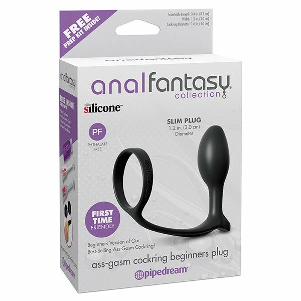 Pipedream Products Anal Fantasy Collection Ass-Gasm Cockring Beginners Plug 5 Pipedream Products Anal Fantasy Collection Ass-Gasm Cockring Beginners Plug