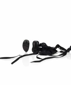 CalExotics Remote Control 10-Function Little Black Panty Thong Vibrators