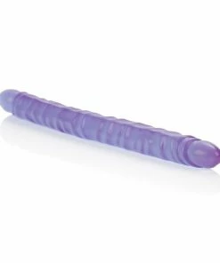 CalExotics Slim Jim Duo Veined Super Slim 17.5" Double Dong