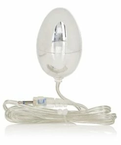 CalExotics Vibrators Sterling Collection Silver Egg