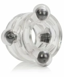 CalExotics Magnetic Power Rings Double Cock Rings