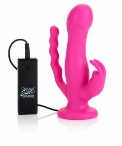 CalExotics Vibrators 10-Function Silicone Love Rider Triple Riders
