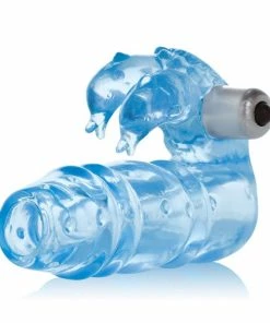 CalExotics Vibrators 3-Way Double Dolphin Vibrating Penis Sleeve