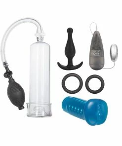 CalExotics His Ultimate Sta-Hard Kit Penis Pumps & Sleeves
