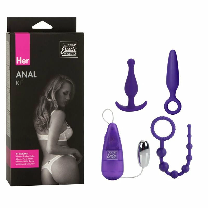 CalExotics Hers Anal Kit Anal Vibrators 2 CalExotics Hers Anal Kit Anal Vibrators