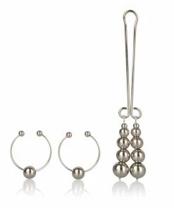 CalExotics Intimate Play Nipple And Clitoral Non-Piercing Body Jewelry Clitoral Massagers