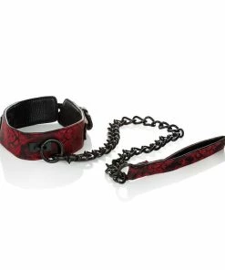 CalExotics Bondage & Fetish Scandal Collar With Leash