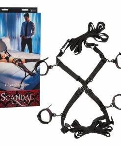 CalExotics Bondage & Fetish Scandal Over The Bed Cross