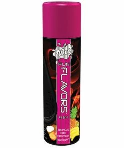 Lubes & Lotions Wet Fun Flavors Tropical Fruit Explosion 4-in-1 Lubricant