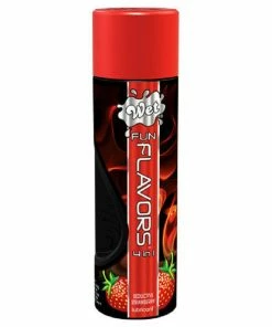 Wet Fun Flavors Seductive Strawberry 4-in-1 Lubricant Lubes & Lotions